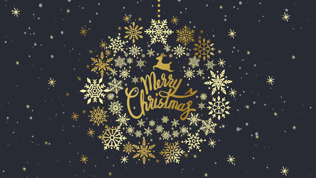 Free - Simple Free Christmas Letter Background Template PPT